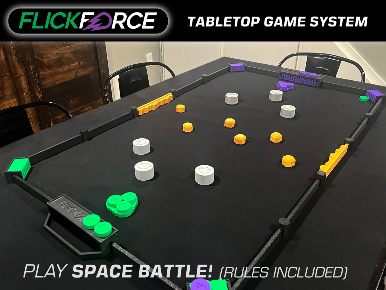 FlickForce! Modular Tabletop Game view 2