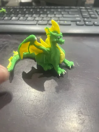 Goofy Sitting Dragon