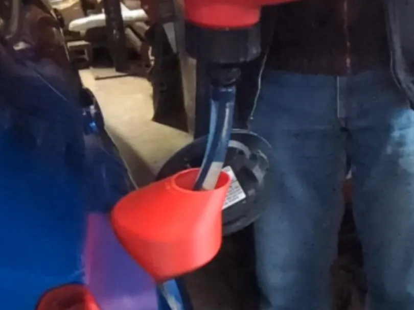 Tuff Jug fast flow funnel for stock gas tanks - Free 3D Print Model ...