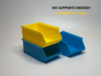 Stackable Storage Box - No Supports! 2 Sizes