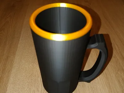 Simple beer mug