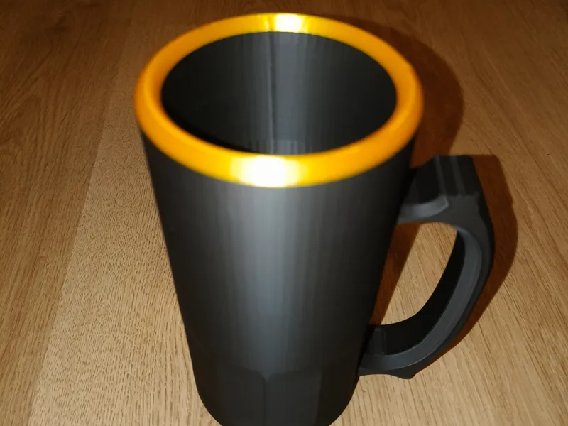 Simple beer mug