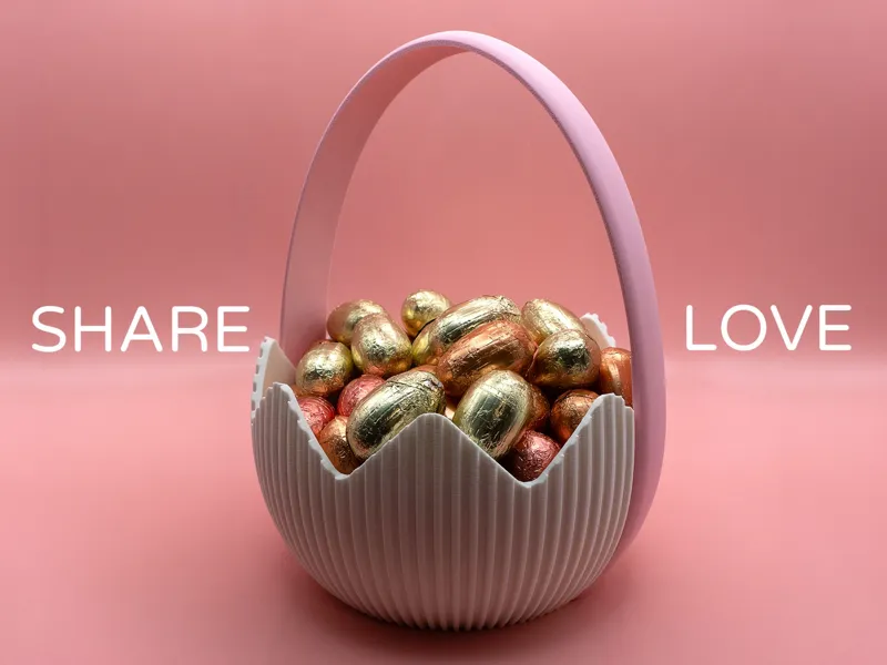 Egg  Basket by Pork3D.com
