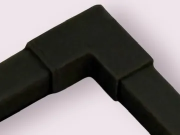 Four push fit connectors for square mini trunking