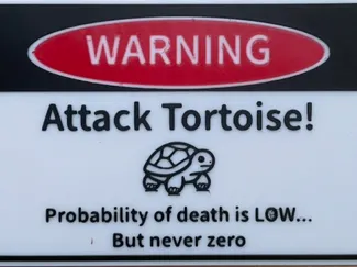 Attack Tortoise Warning