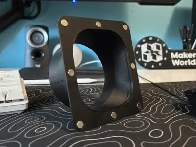 P1S/X1C Exhaust fan duct with magnets