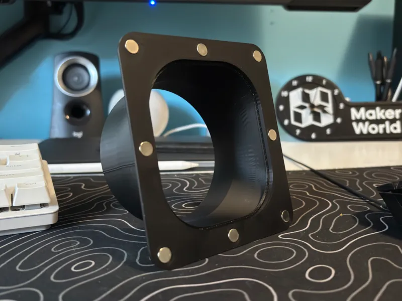 P1S/X1C Exhaust fan duct with magnets