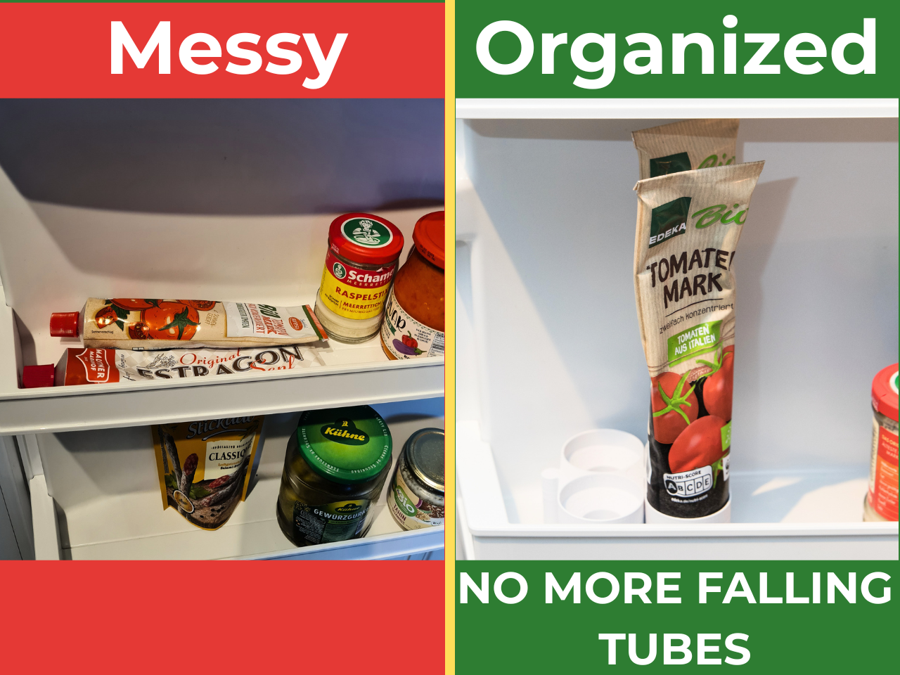 Stop Fridge Chaos - Tube Organizer Expandable