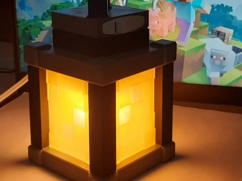 Lámpara Minecraft