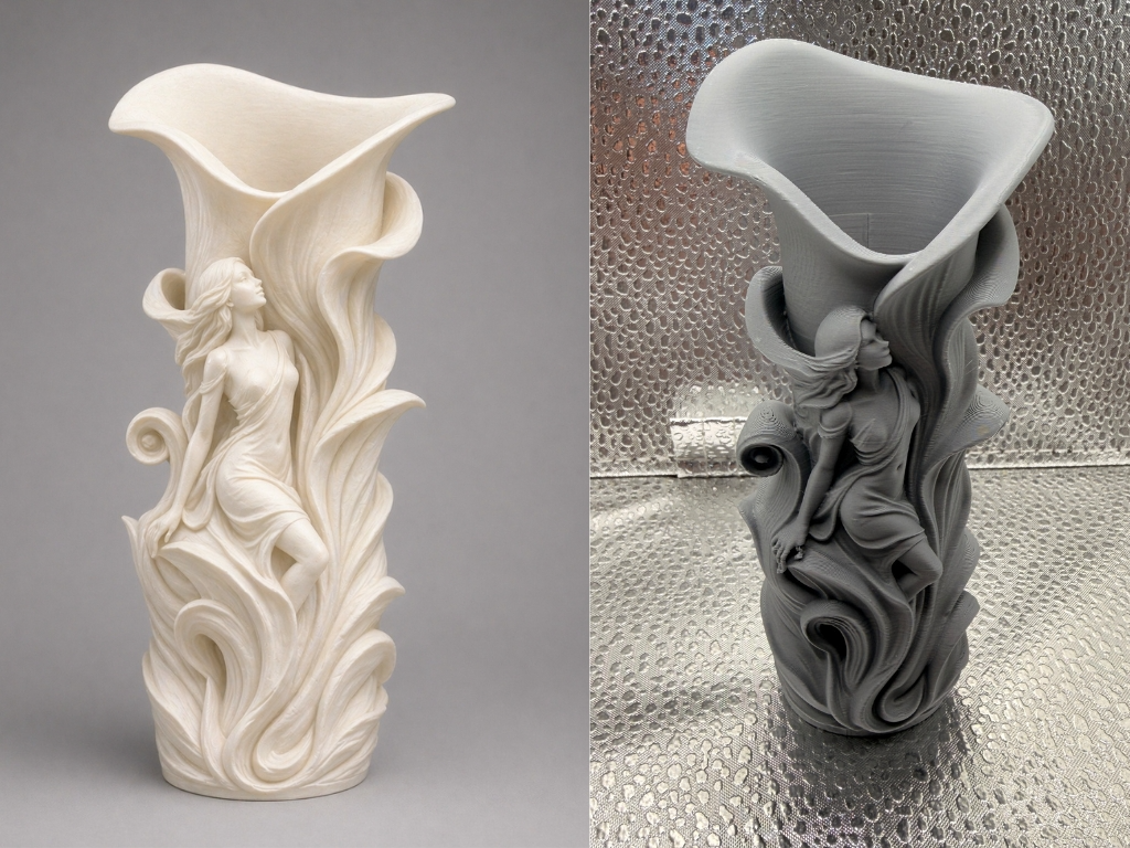 Flowing Blossom Spirit Vase