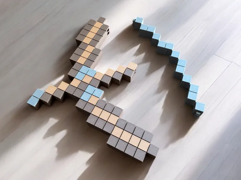 Customizable Minecraft Bow and Arrow