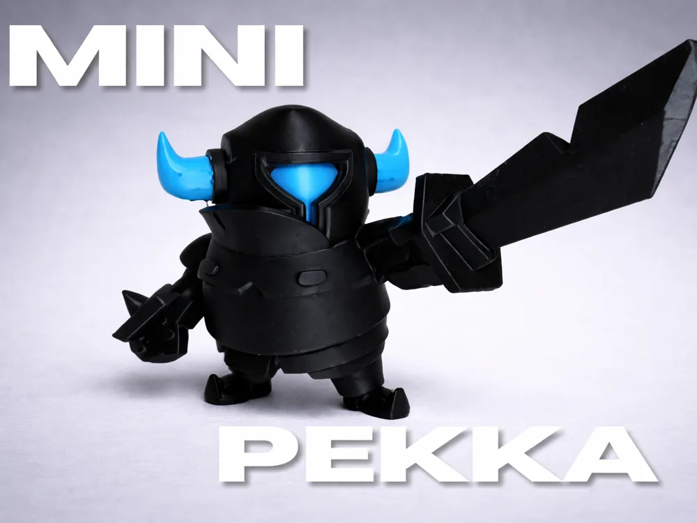 Mini Pekka (Clash Royale) - Free 3D Print Model - MakerWorld