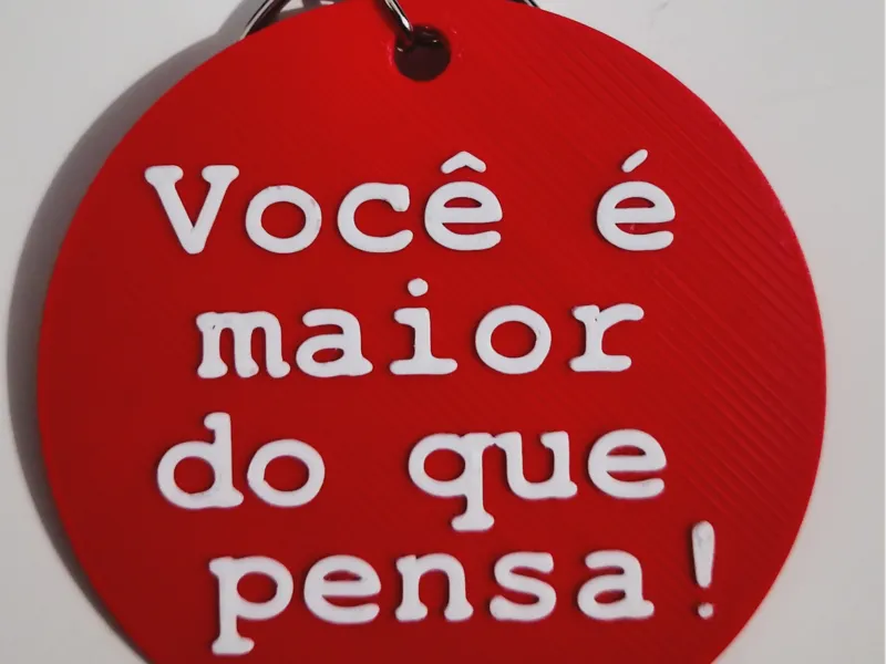 chaveiro motivacional