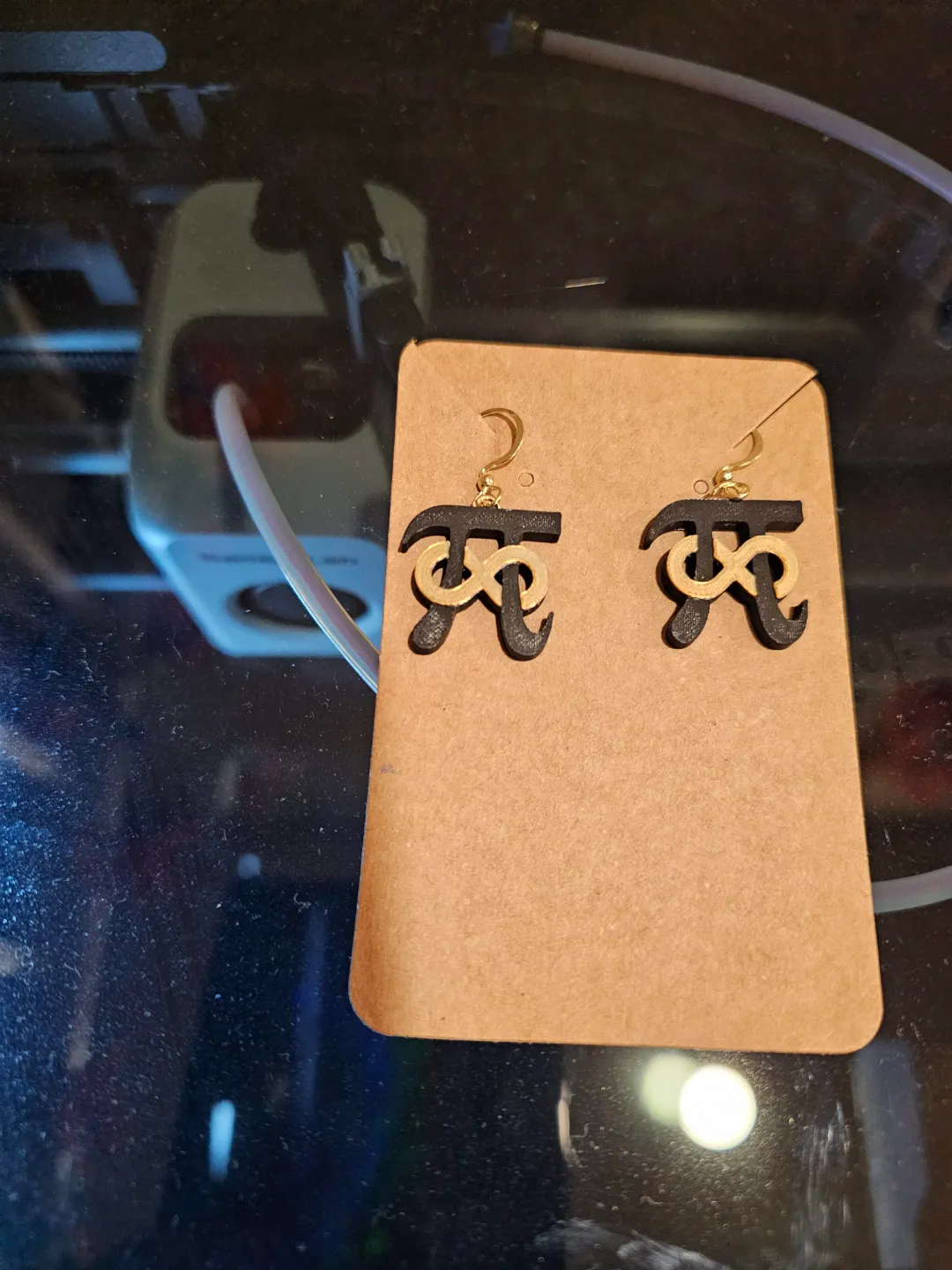 Pi Infinity Earrings view 2