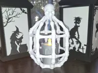 Lanterne squelette Halloween — photo 1