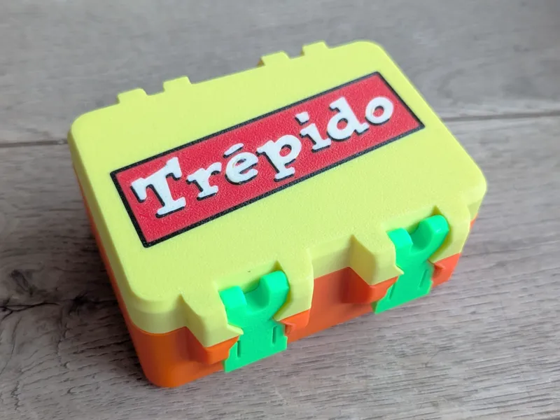 Trépido - card game box
