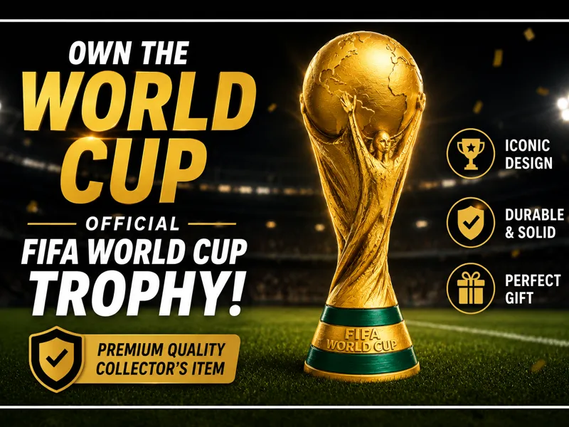 World Cup Trophy – Multicolor Print