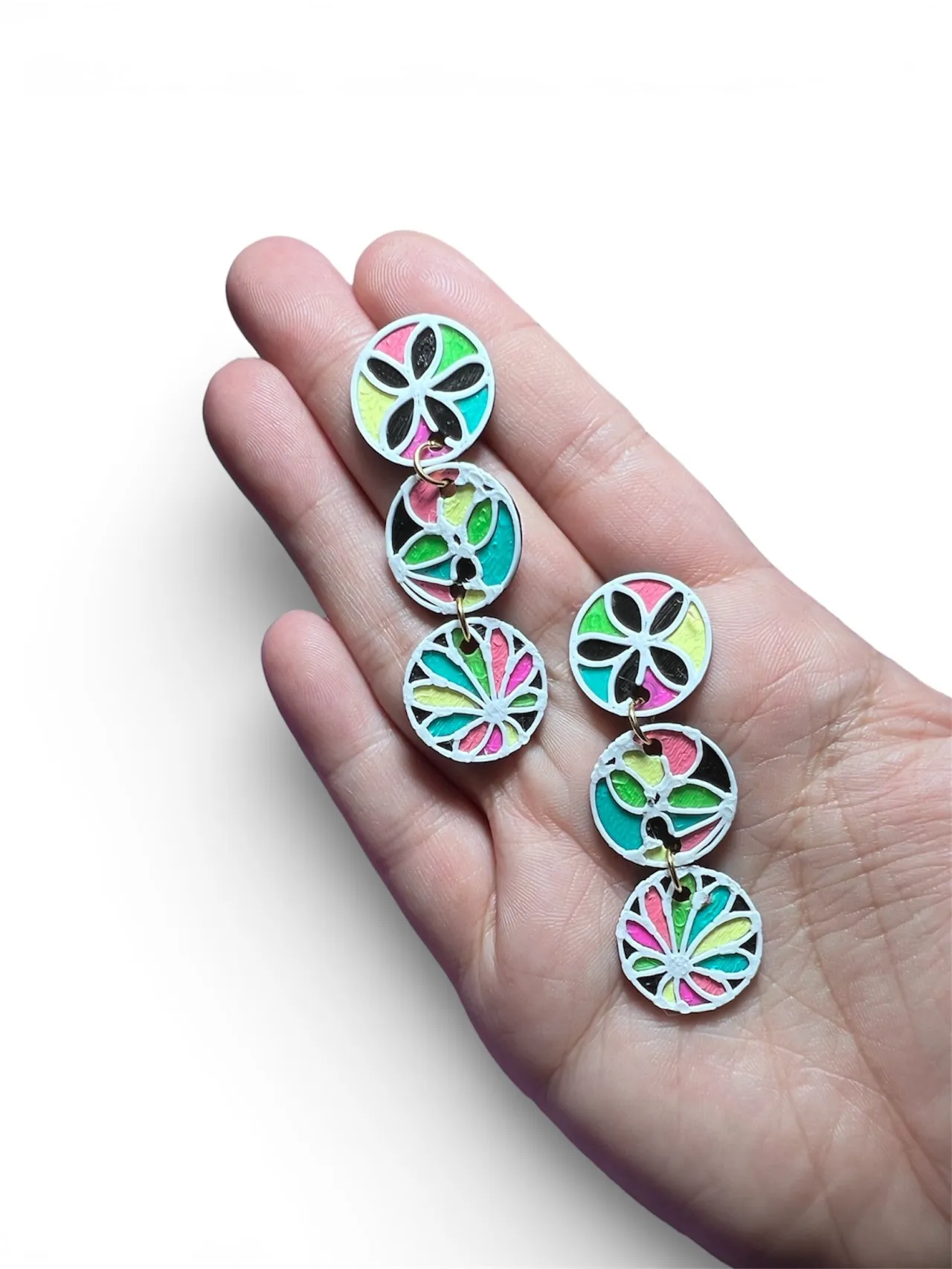 Pendientes 3 piezas view 2