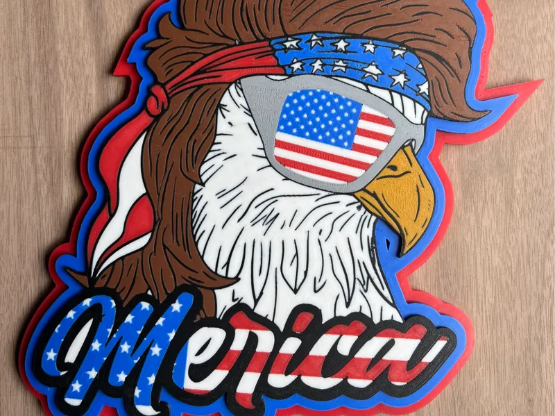 Merica Eagle Pendant 