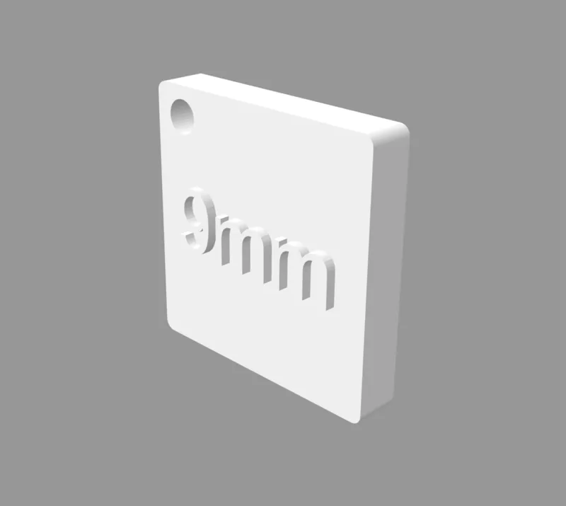 Thickness Callibration Disks 1mm-12mm