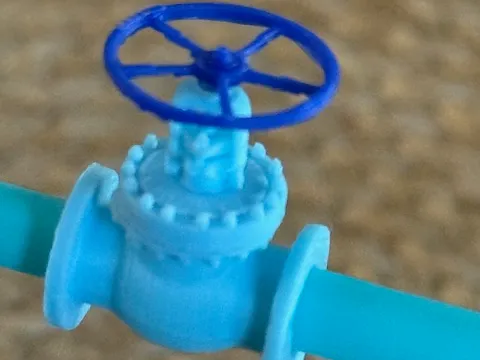 Gate Valve Model HO-Scale 1/87