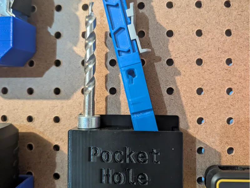 Kreg Pocket Hole Jig Pegboard Holder