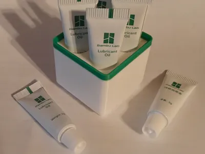 Lubricating Oil Gridfinity Bin (Multiple sizes)