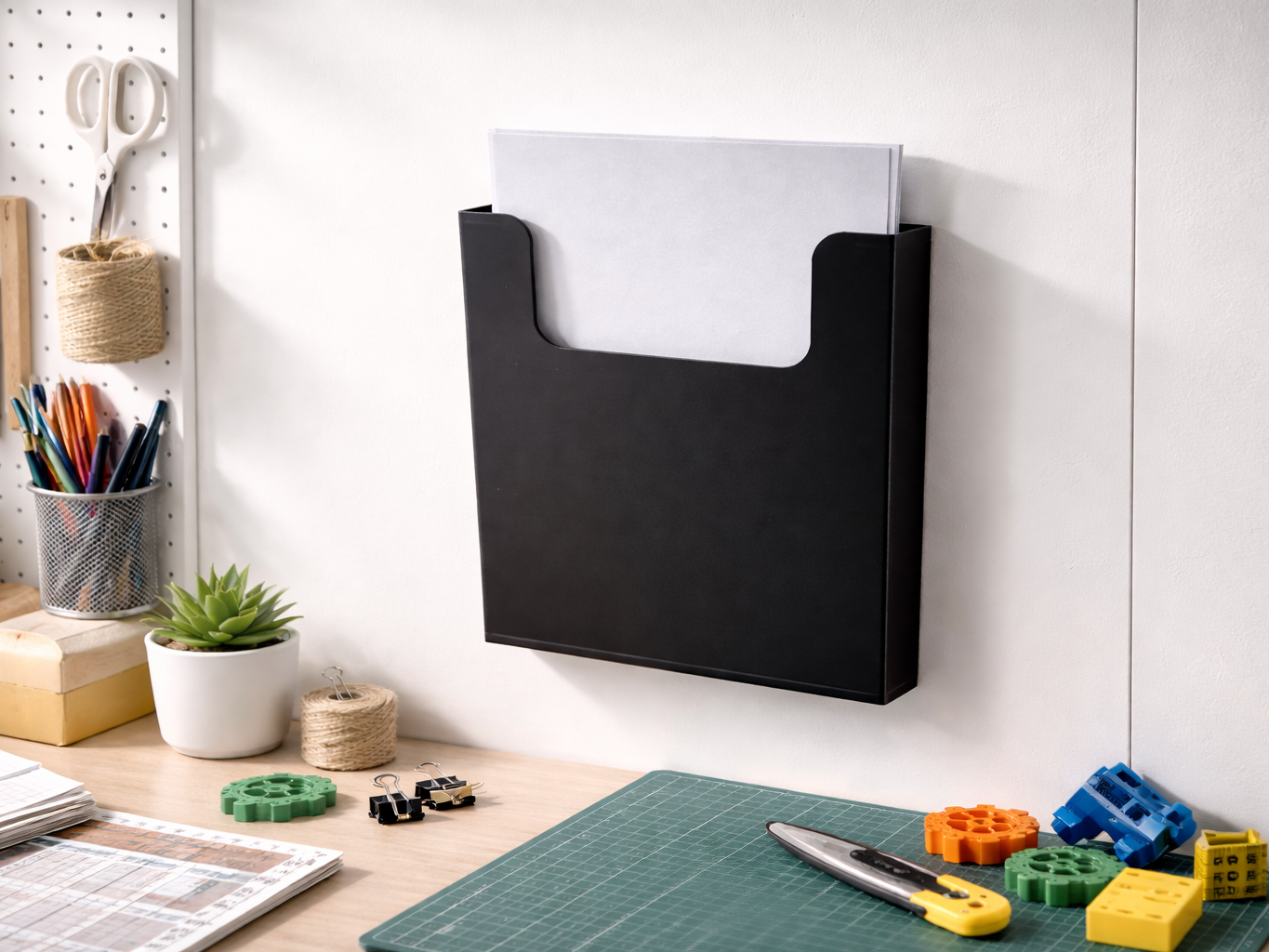 Wall Mounted A4 Paper Holder