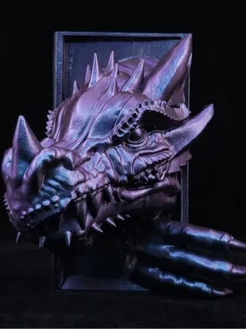 Adorno temático: Dragon Bookend – Head — vista de referencia 2