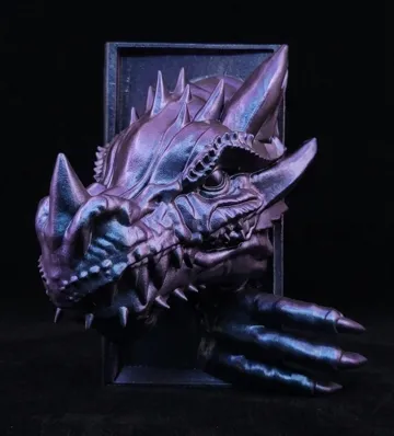 Adorno temático: Dragon Bookend – Head — vista de referencia 3