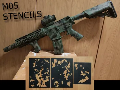 M05 Camoflage Stencils