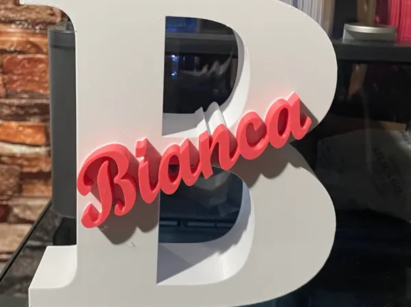Lettre décorative Bianca