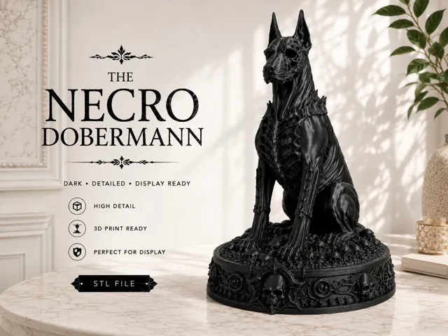 Necro Dobermann – Skullbound Sentinel