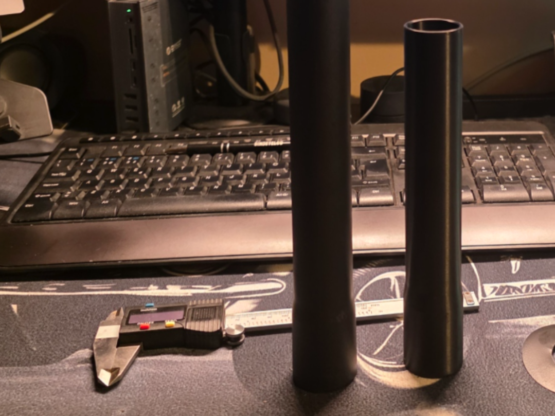 Extensão tubo aspirador de pó 20cm Parkside 20V 3D model