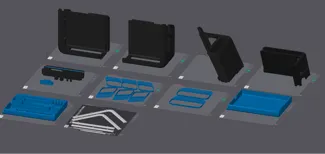 BLV - AMS Riser for Bambu Lab X1C v1.3.2 10 Plates