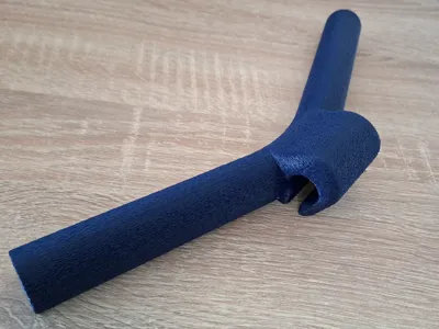 Triceps push-down bar for extension rubber band