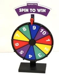 10 Slot Prize Wheel with Basic Flags