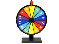 14 Slot Prize Wheel with Basic Flags