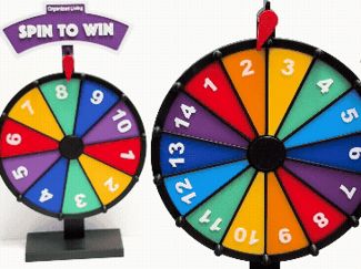 Large Spinning Prize Wheel Customize 10 or 14 slot