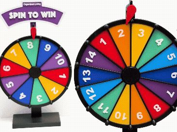 Large Spinning Prize Wheel Customize 10 or 14 slot