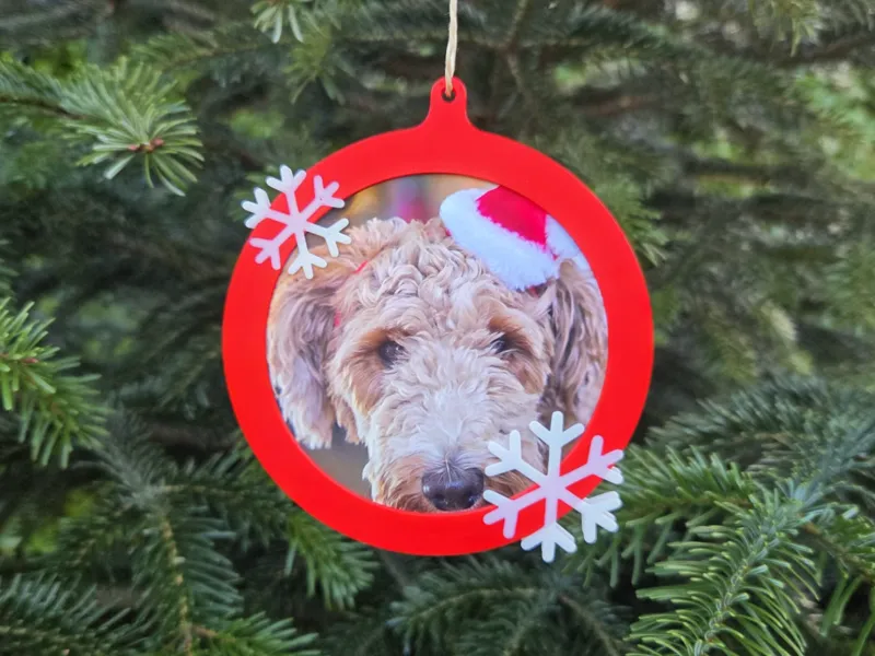 Double-sided Photo Ornament
