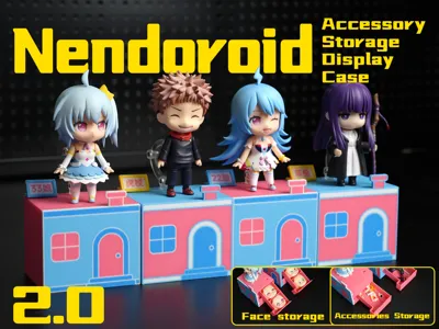 Ultimate Nendoroid Accessories Storage and Display Case 2.0