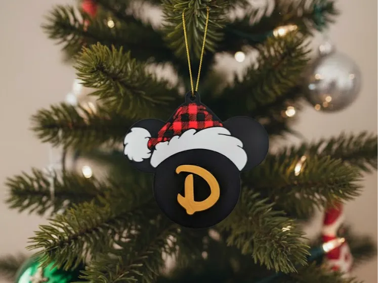 Customizable  Santa Disney Keychain/Ornament