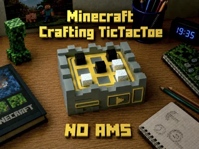 MINECRAFT CRAFTING TIC TAC TOE