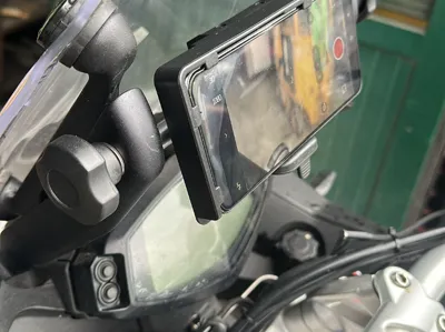 Aprilia Caponord phone holder