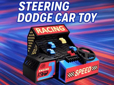 Mini Arcade - Steering Dodge Car Toy