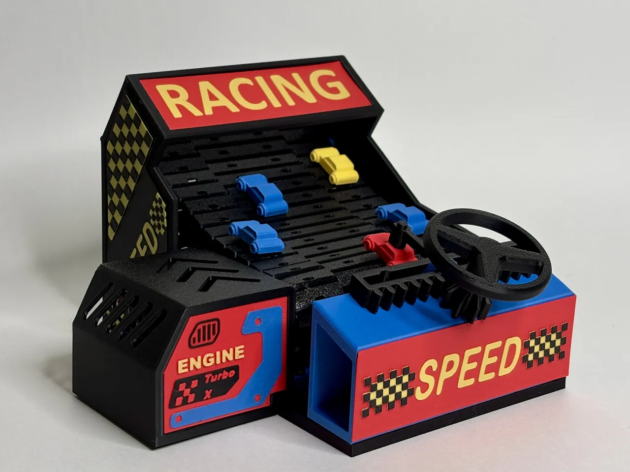 Mini Arcade - Steering Dodge Car Toy view 3