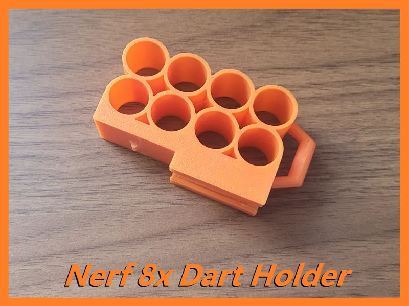 Nerf 8x Dart Holder with Strap Adapter