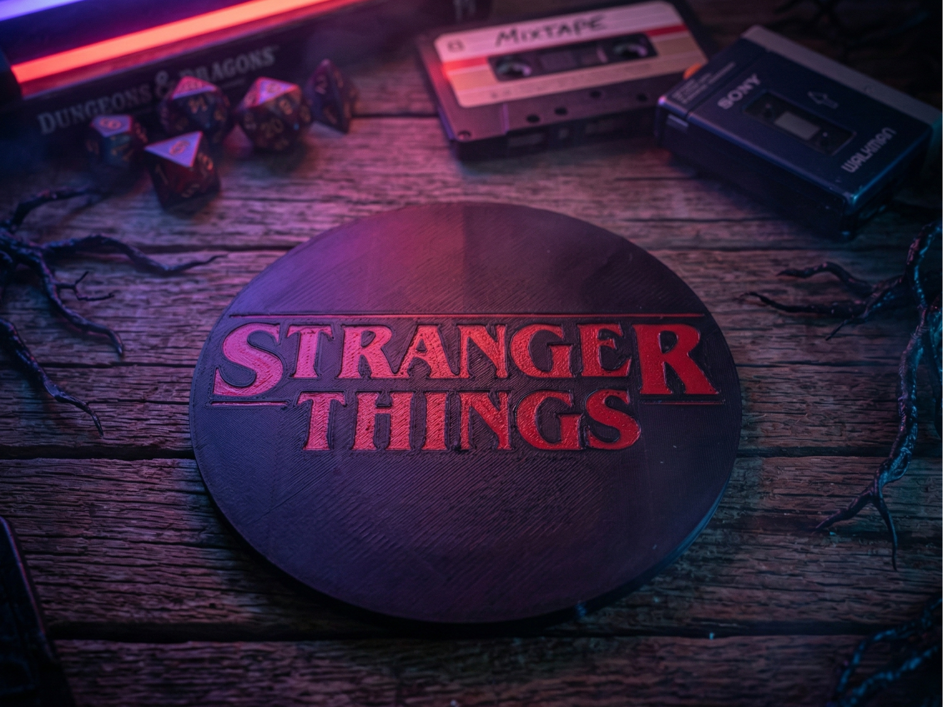 sottobicchiere stranger things