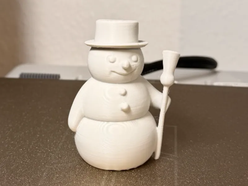 Classic Snowman with Hat – Charming Winter Figuri